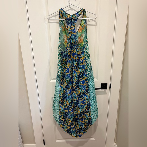 Maaji botanical print hi-low size S cover up - Picture 4 of 5